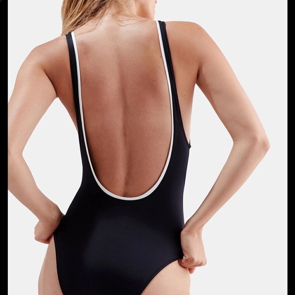 Solid & Striped One Piece - Picture 4 of 7